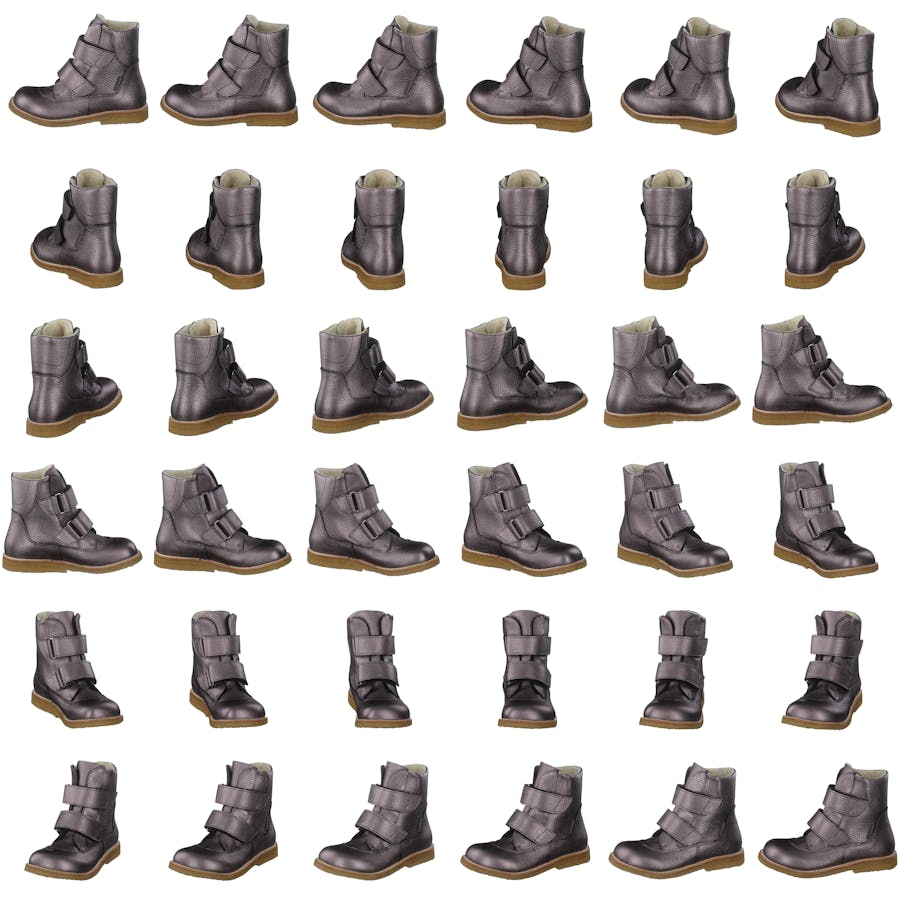 Tex-boot With Velcro Straps Mauvé Shine - Bild 8