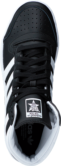 adidas Originals TOP TEN - Høye joggesko - footwear white/collegiate burgundy/chalk white adidas Originals TOP TEN - Høye joggesko - footwear white/collegiate burgundy/chalk white