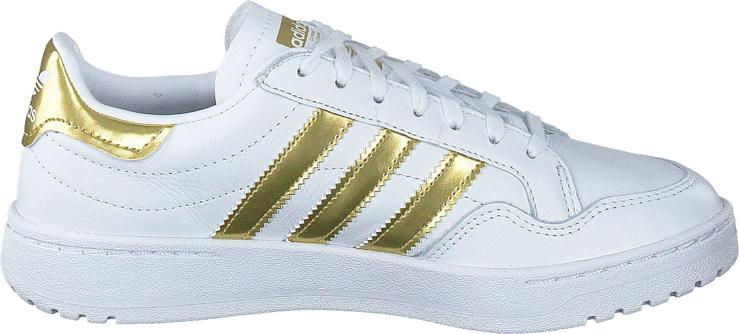 Team Court W Ftwr White/gold Met./ftwr Whit - Bild 2