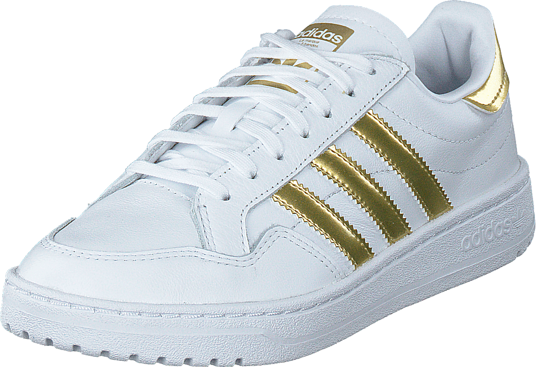 Team Court W Ftwr White/gold Met./ftwr Whit - Bild 3