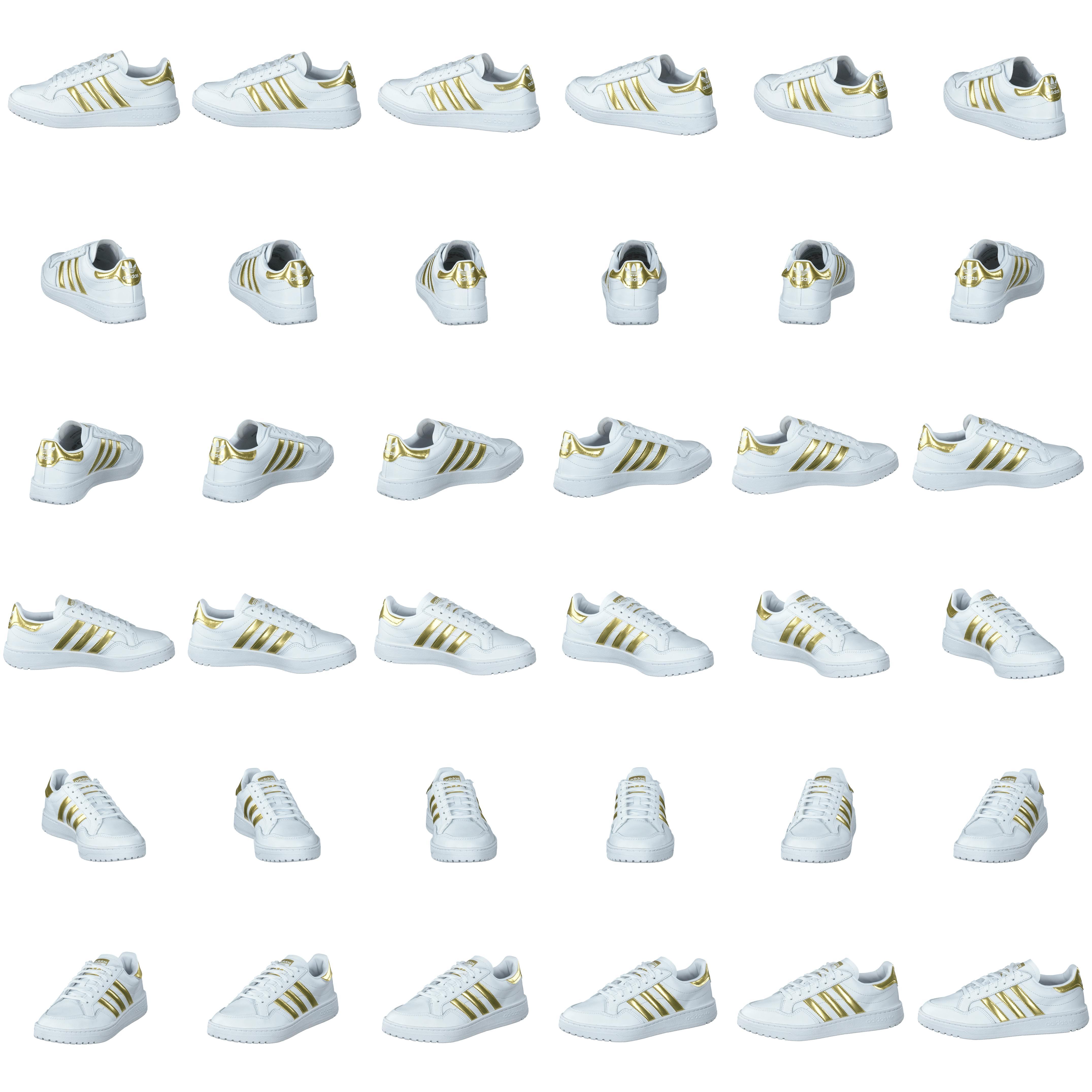 Team Court W Ftwr White/gold Met./ftwr Whit - Bild 8