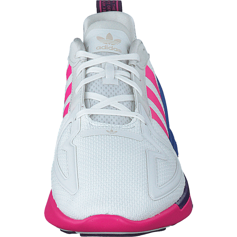 Zx 2k Flux W Crystal White/shock Pink/blue - Bild 4