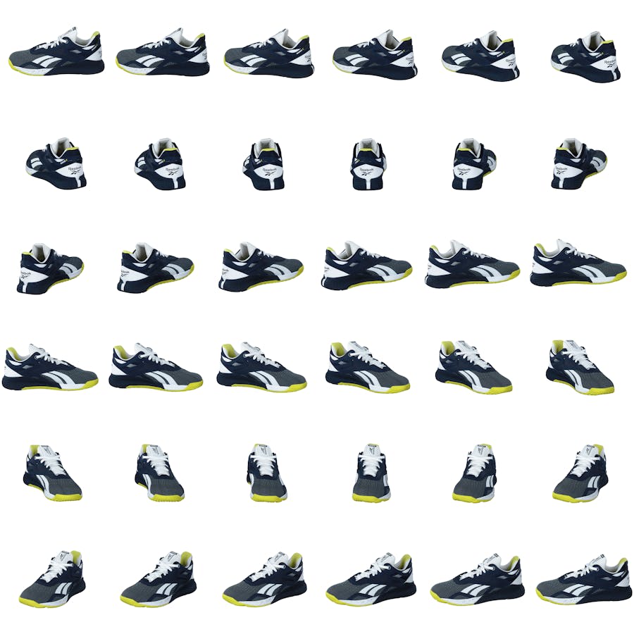 Reebok Nano X Vector Navy/white/chartreuse - Bild 8