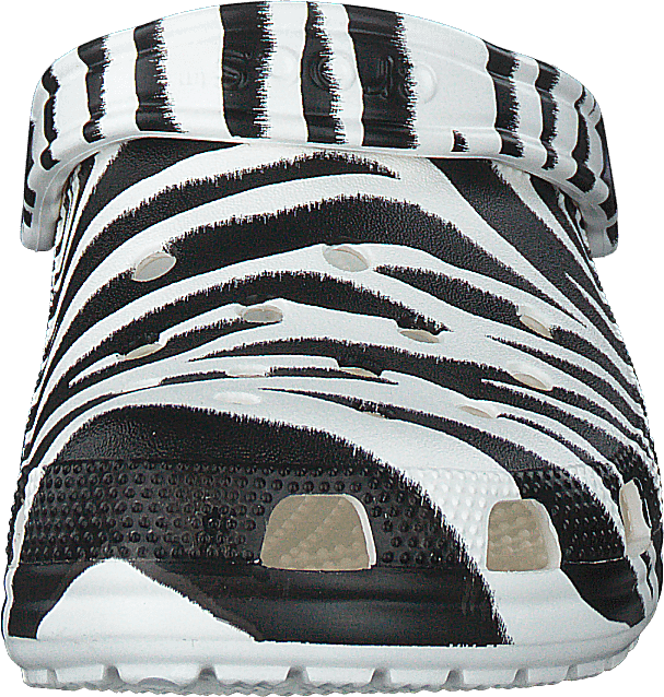 Classic Animal Print Clog White/zebra Print