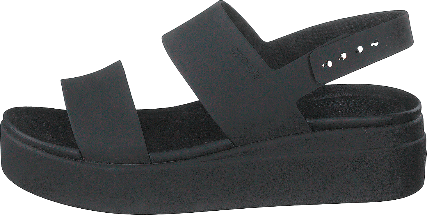 Crocs Brooklyn Low Wedge Black/black, Female, Shoes, Sandals and Slippers, sandals, Black, UK 4