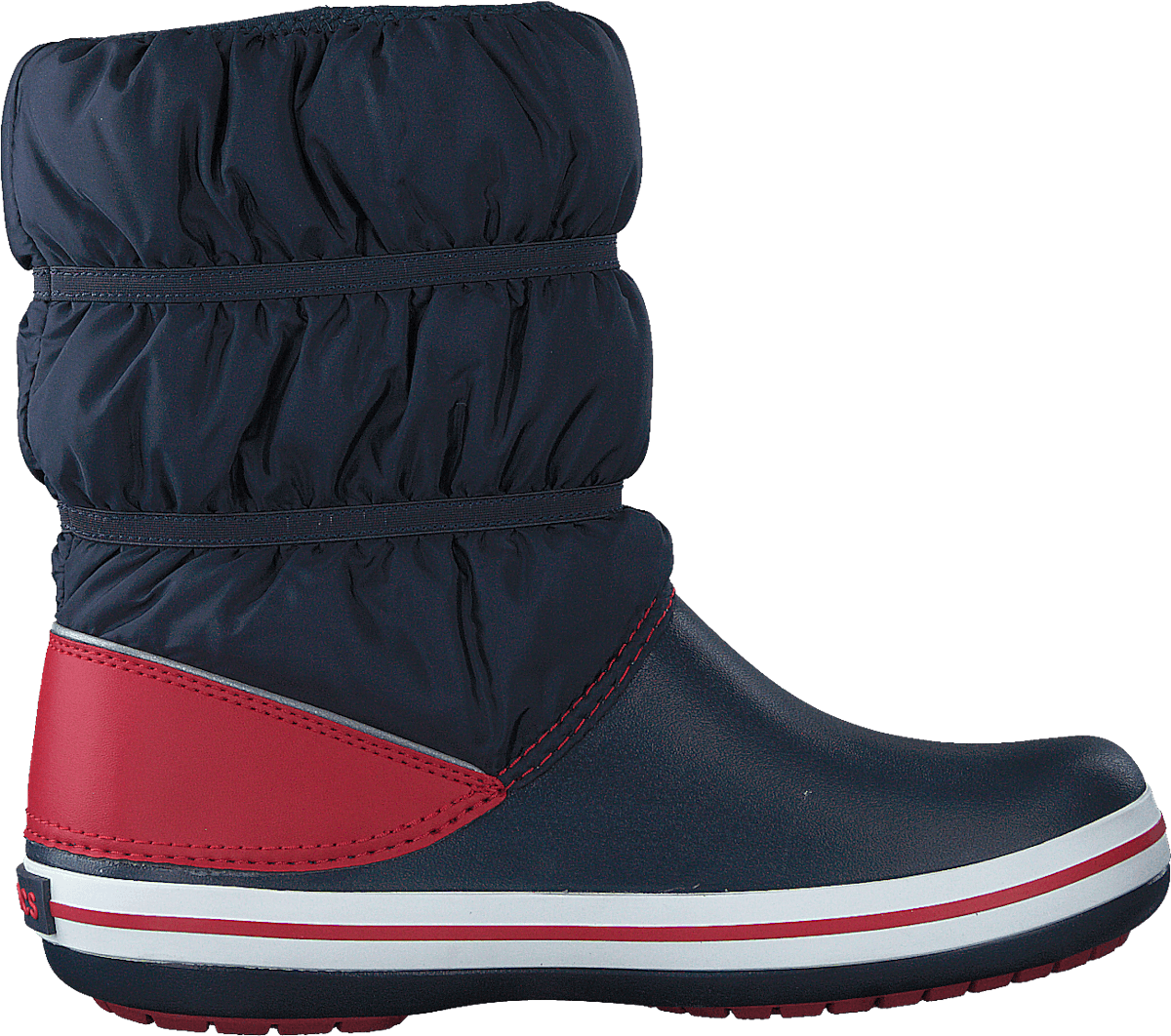 Crocband Winter Boot Kids Navy/red