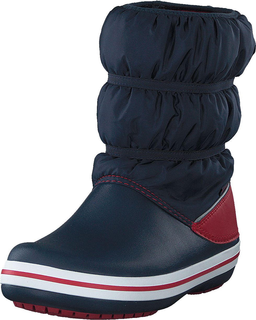 Crocband Winter Boot Kids Navy/red