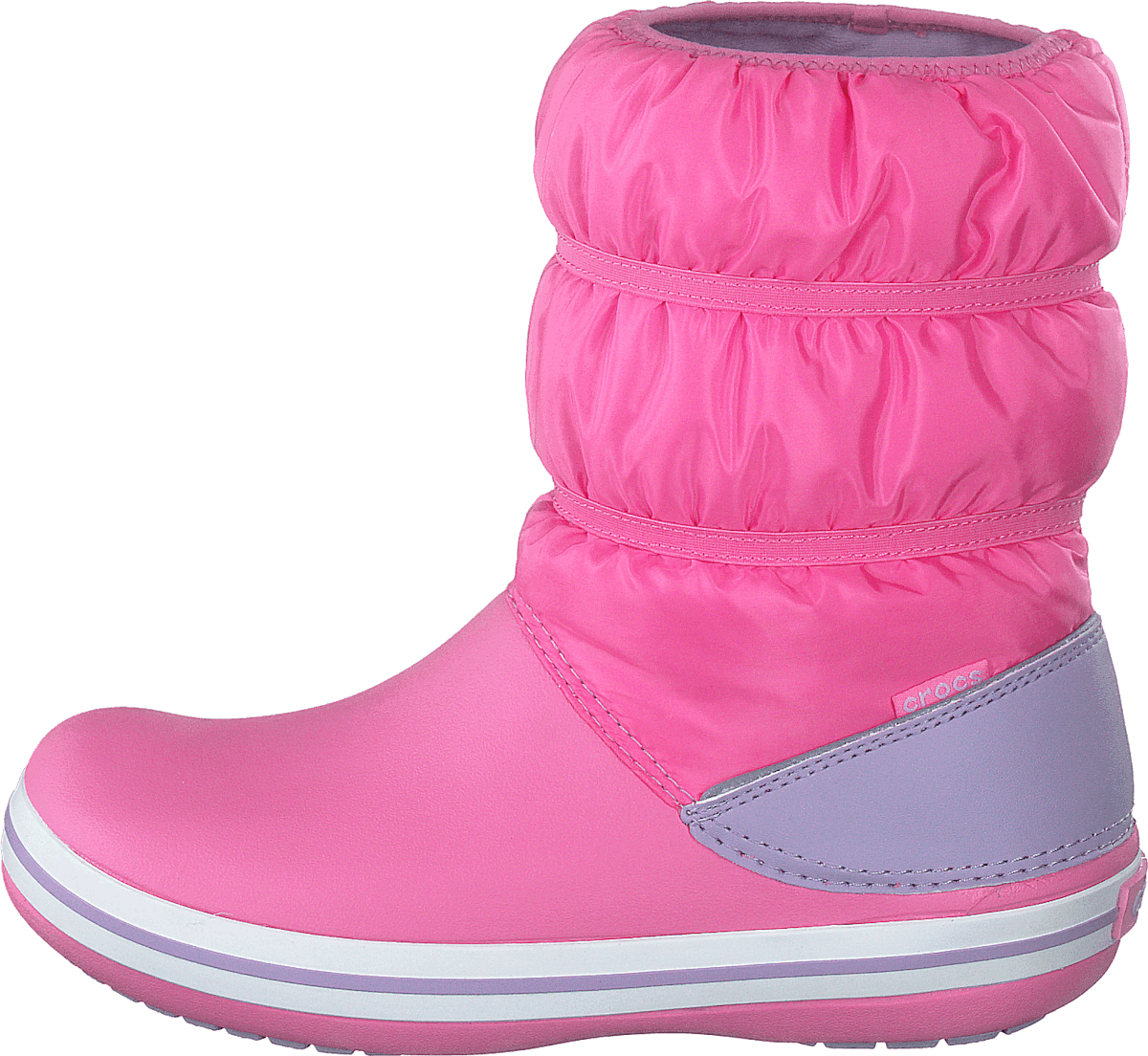 Crocband Winter Boot Kids Pink Lemonade/lavender