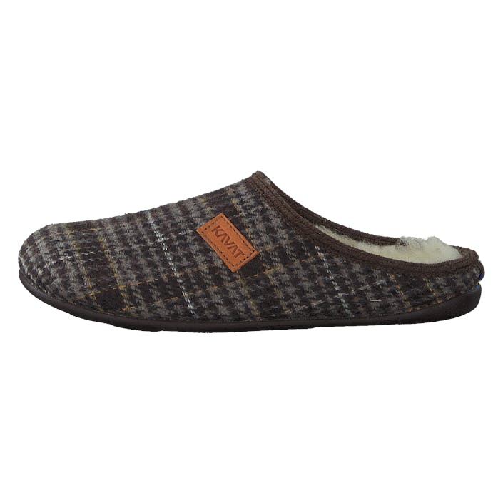 Mörby Tx Checkered Brown, Unisex, Kengät, Sandaalit ja Tohvelit, tossut, Ruskea, EU 28
