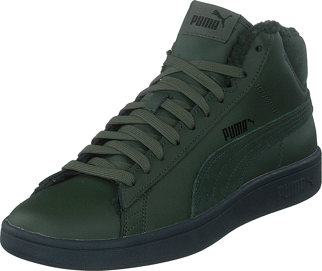 Puma Smash V2 Mid Wtr L Dark Green/Black