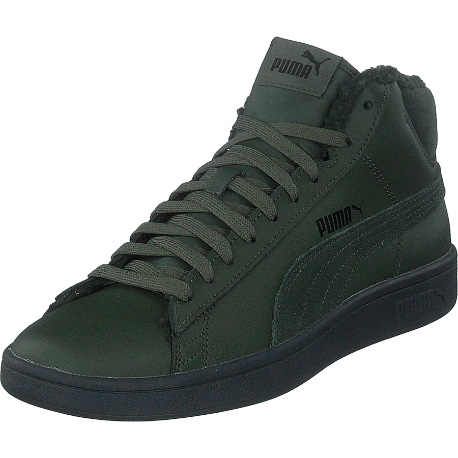 Puma Smash V2 Mid Wtr L Dark Green/Black - Bild 3