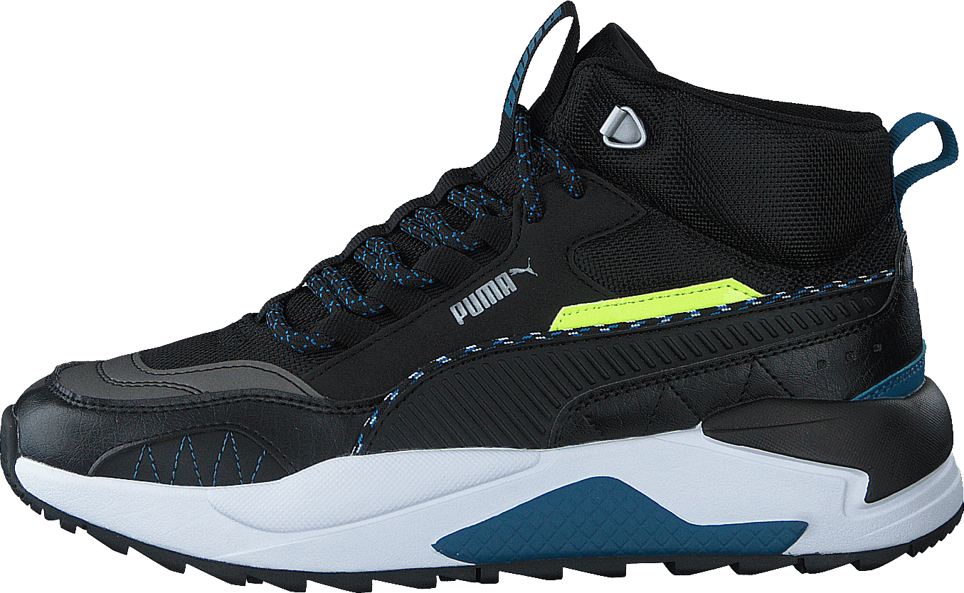 X-ray 2 Square Mid Wtr Puma Black-puma Black-digi-blu, Unisex, Shoes, Trainers, high-top sneakers, Black, UK 6,5