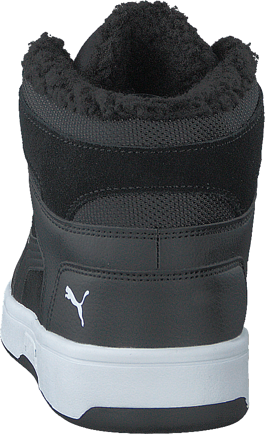 Puma Rebound Layup Fur Sd Jr Puma Black-puma White