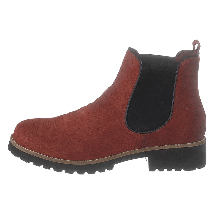Strike Rust, Female, Chaussures, Bottes, chelsea boots, Marron/Rouge, EU 38