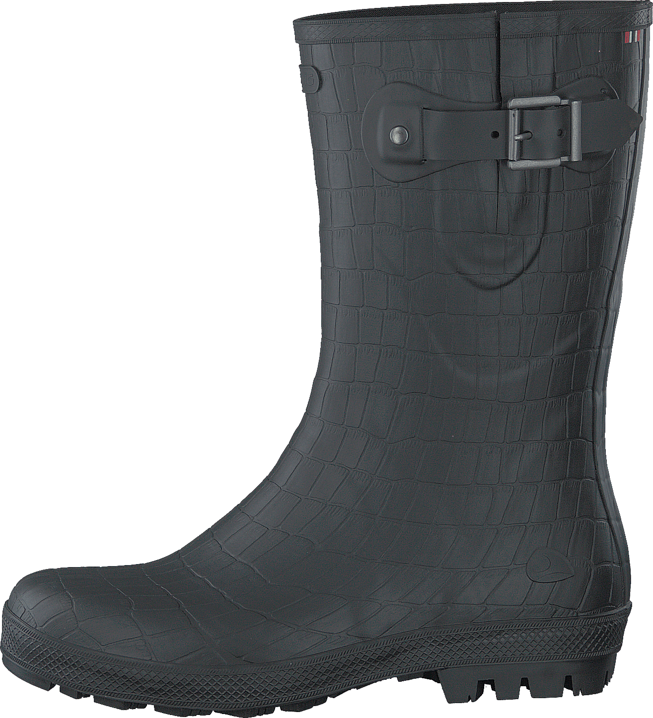 Hedda Croco Black, Female, Skor, Kängor och Boots, gummistövlar, Svart, EU 39