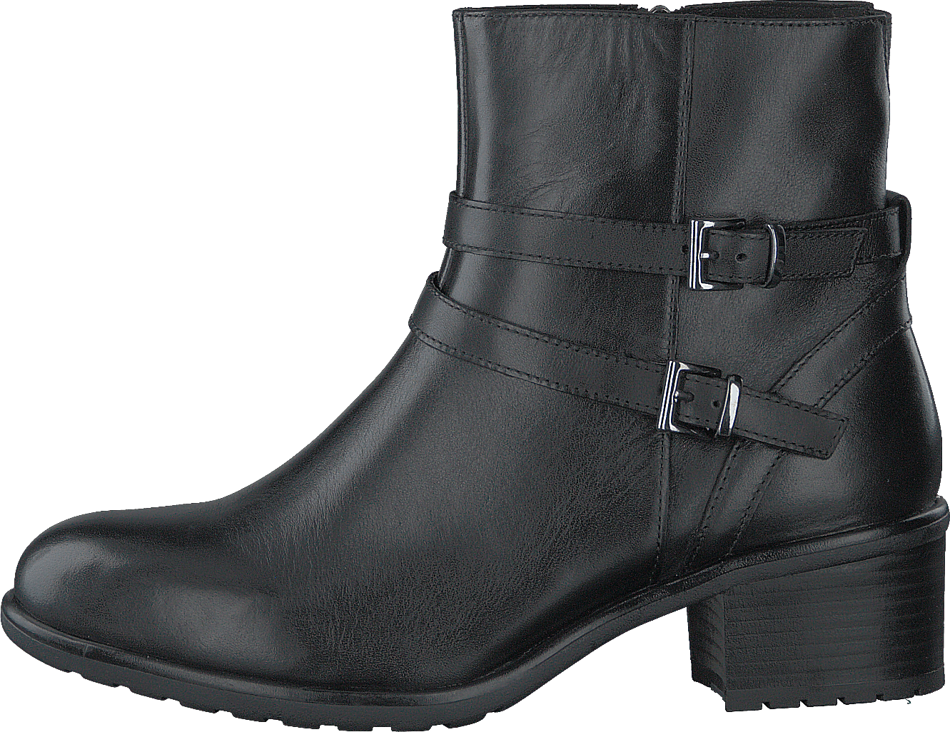 Janka Black Nappa, Female, Topánky, Čižmy, členkové topánky, Šedá, EU 39