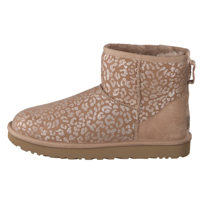 Classic Mini Snow Leopard Amphora, Female, Shoes, Boots, Boots, Brown, EU 40