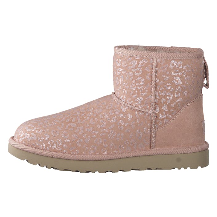 Classic Mini Snow Leopard Quartz, Female, Shoes, Boots, winter boots, Red/Pink, EU 36