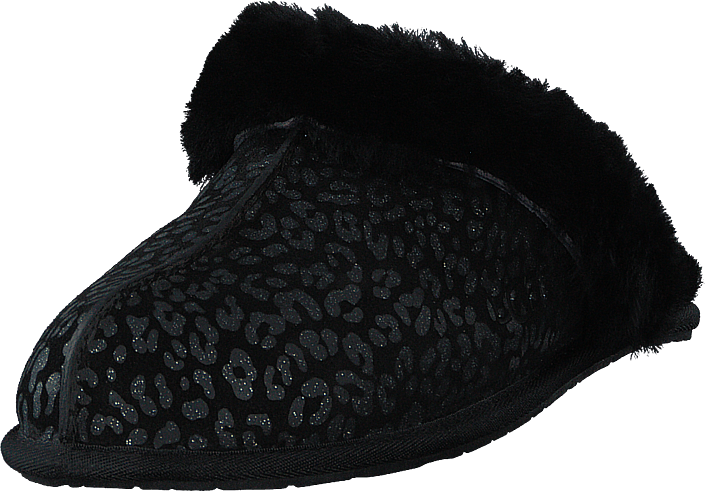 UGG - Scuffette Snow Leopard Black