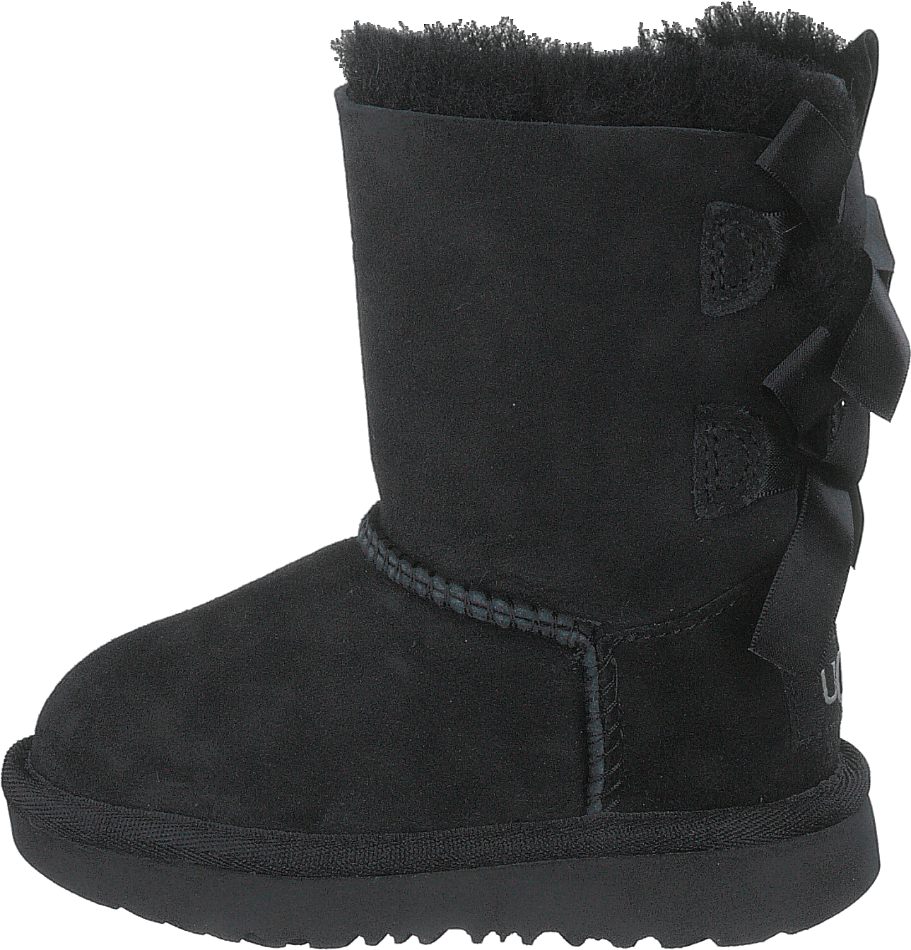 Black ugg boots bows sale