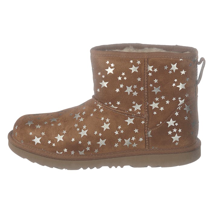 Classic Mini Ii Stars Chestnut, Unisex, Shoes, Boots, winter boots, Brown, EU 38