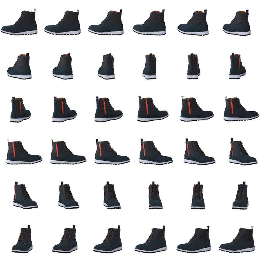 Motion Country Boot Navy/orange - Bild 8