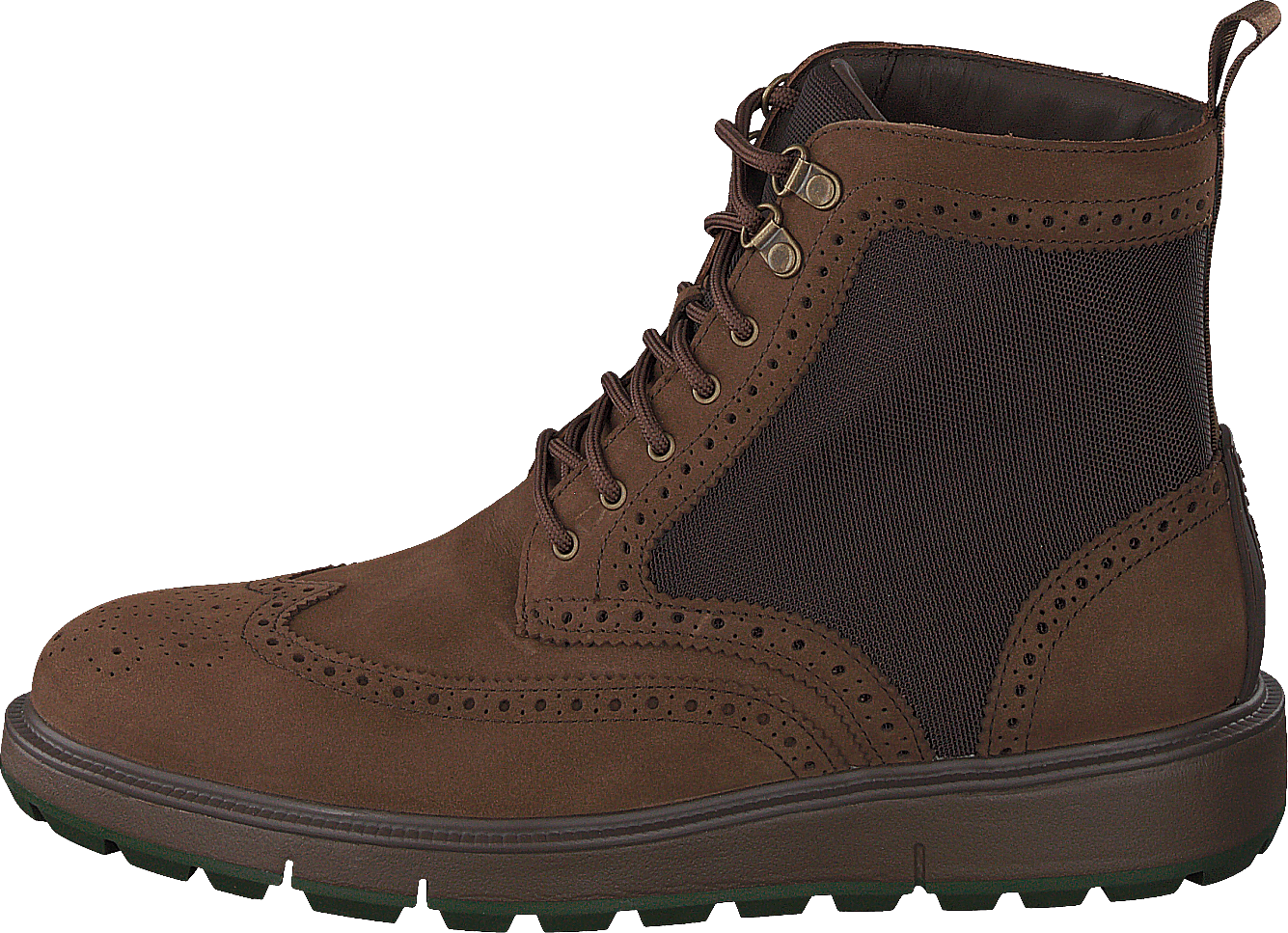 Motion Wing Tip Boot Brown/olive