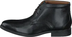 Clarks - Whiddon Mid Black Leather