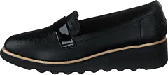 Clarks - Sharon Gracie Black Leather Combi