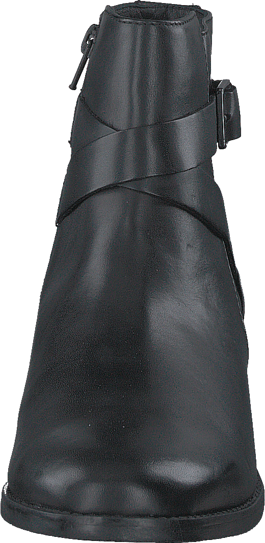 Hamble Buckle Black Leather