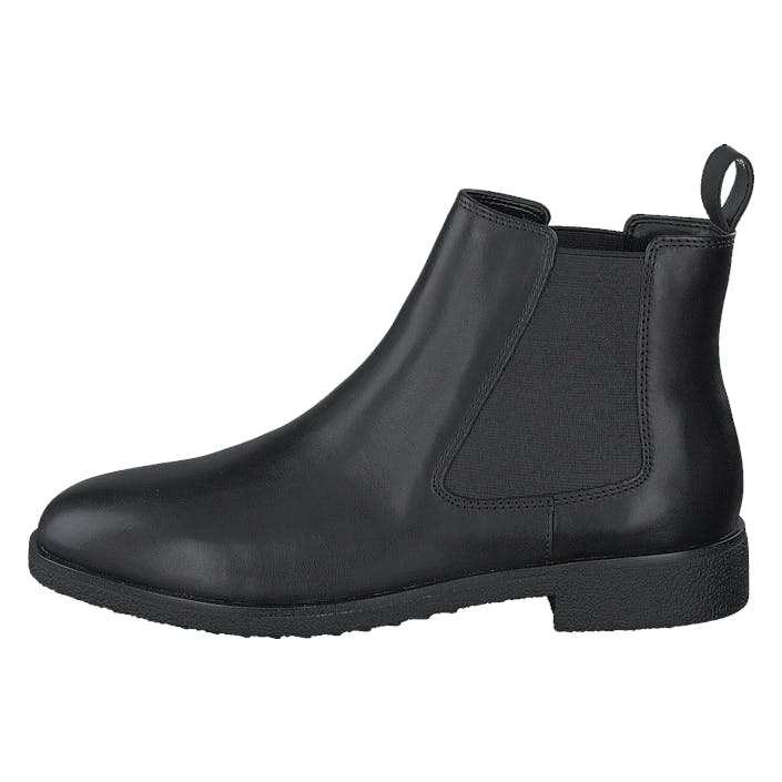 Griffin Plaza Black Leather, Female, Chaussures, Bottes, chelsea boots, Noir, EU 41