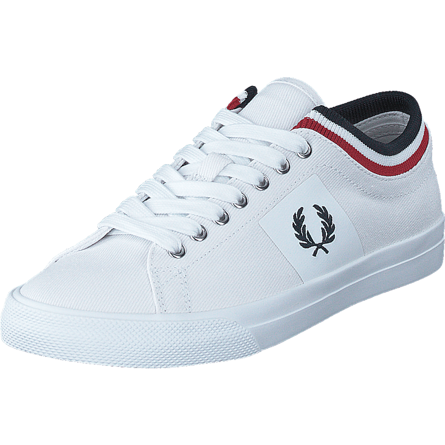 Underspin Tipped Cuff Twill White/navy - Bild 3