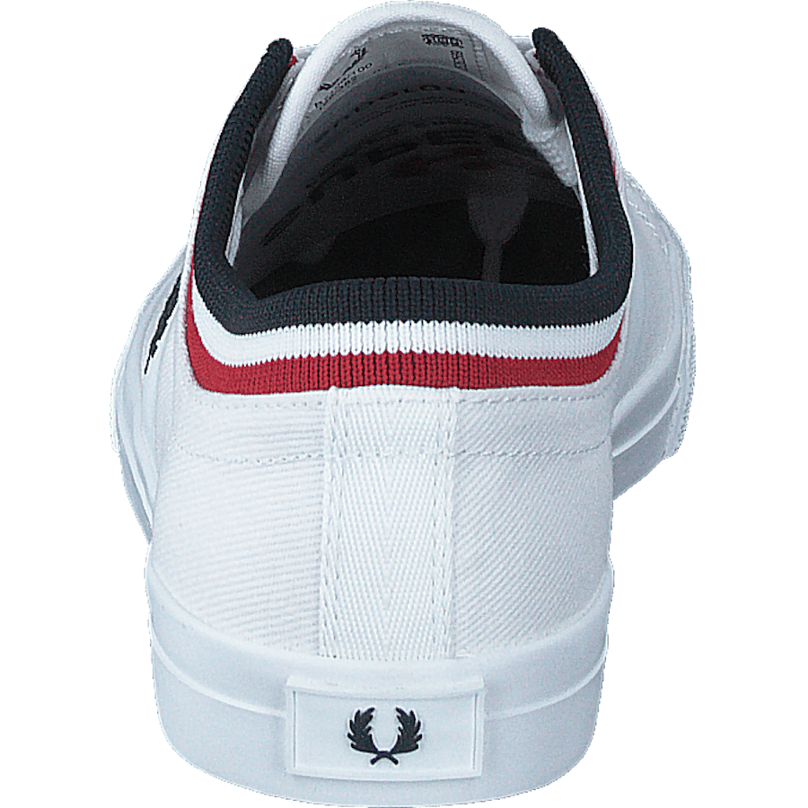 Underspin Tipped Cuff Twill White/navy - Bild 5