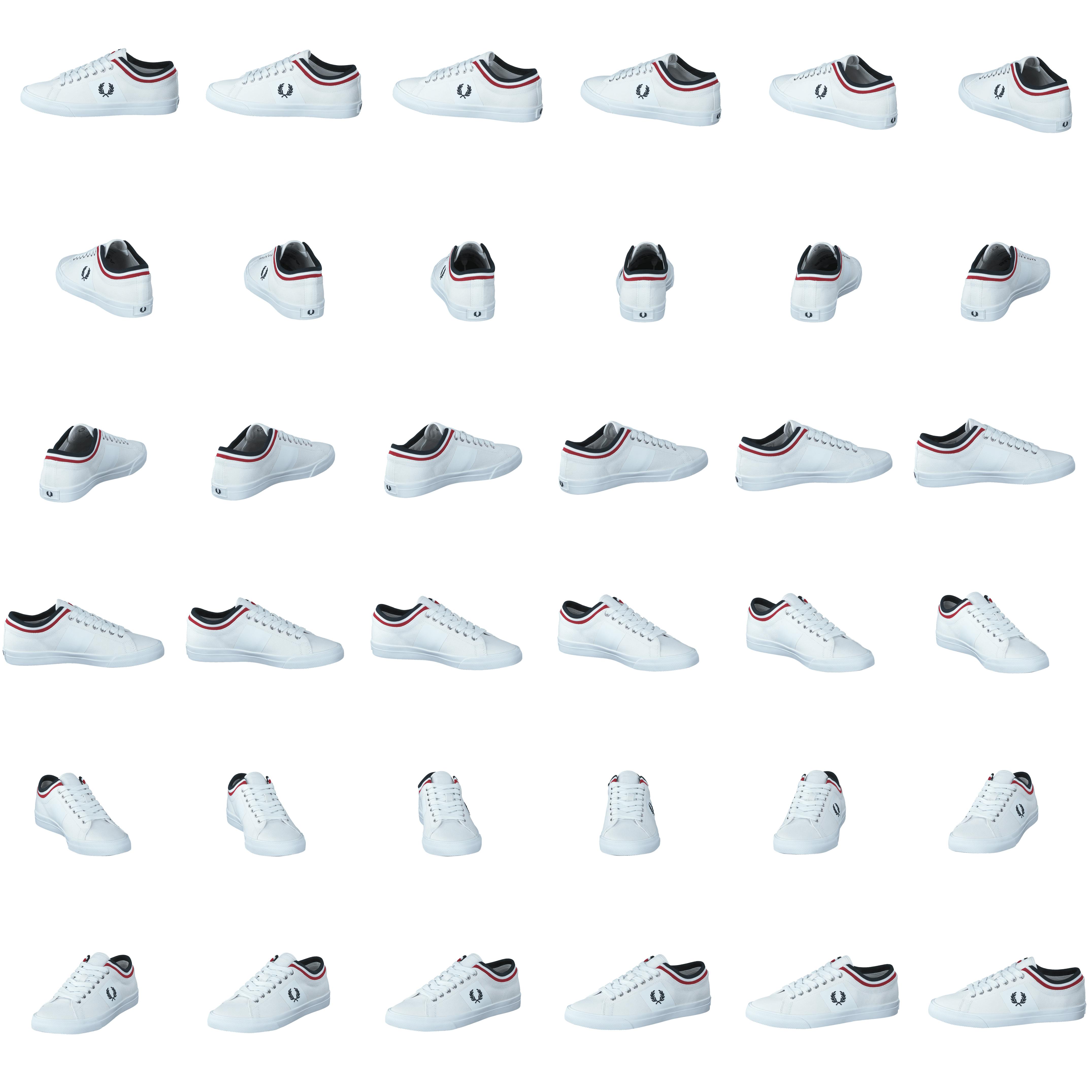 Underspin Tipped Cuff Twill White/navy - Bild 8