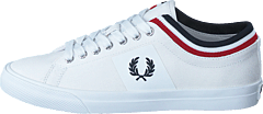 Underspin Tipped Cuff Twill White/navy - Bild 10