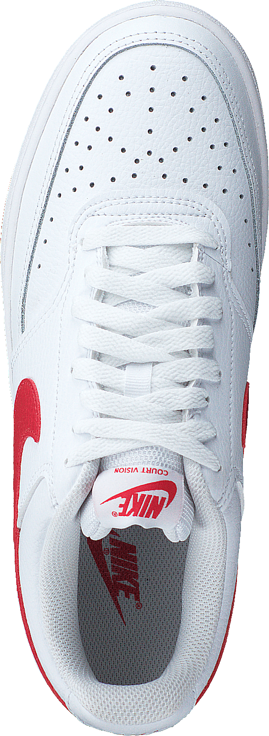 Wmns Court Vision Low White/university Red-white