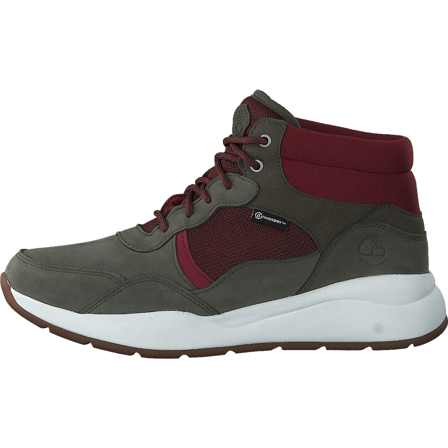 Boroughs F/l Mid Wp Dark Green Nubuck