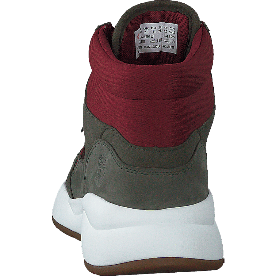 Boroughs F/l Mid Wp Dark Green Nubuck - Bild 5