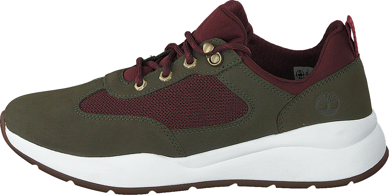 Boroughs Low Sneaker Hkr Dark Green Nubuck