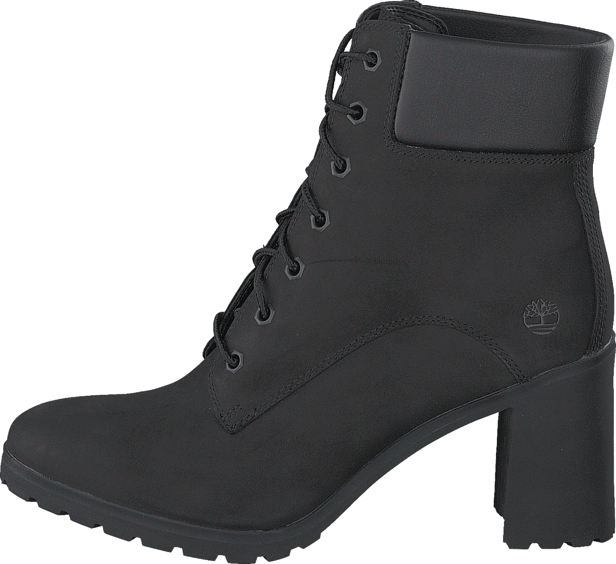 Allington 6in Lace Up Black Nubuck