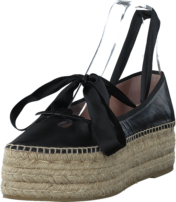 The Mouse Platform Espadrille Black, Female, Buty, Płaskie buty, slip-on, Beżowy, EU 38