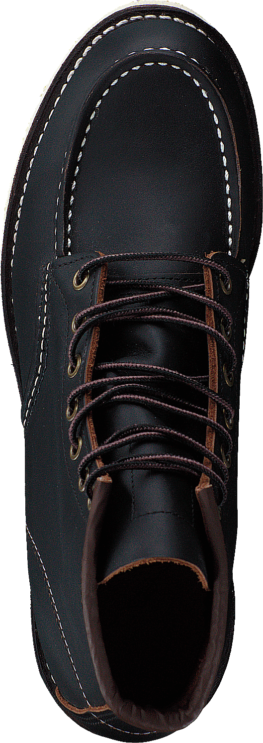 6-inch Classic Moc Black Prairie Leather