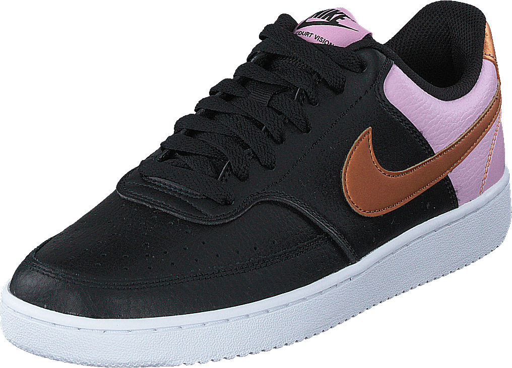 Wmns Court Vision Low Black/metallic Copper-white