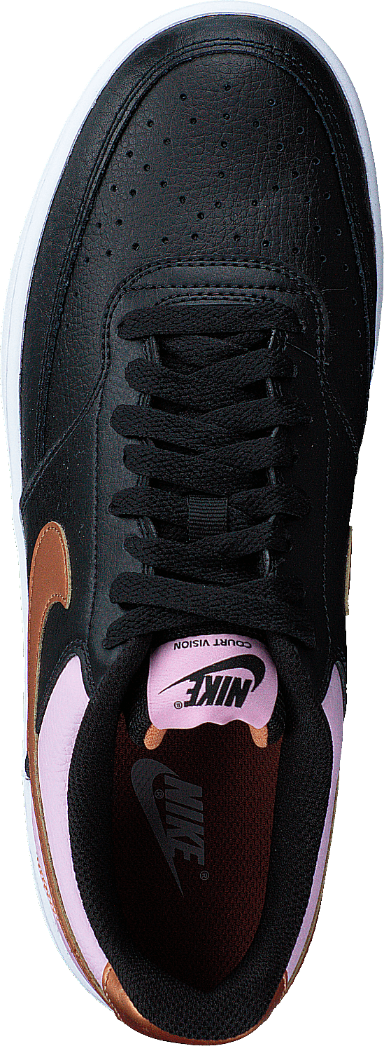 Wmns Court Vision Low Black/metallic Copper-white