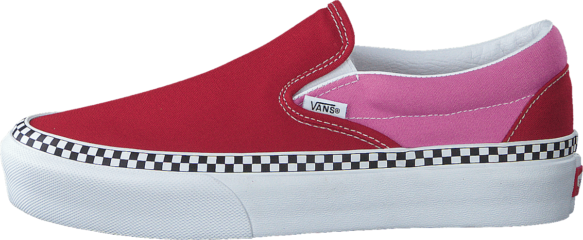 Ua Classic Slip-on Platform Chili Pepper/fuchsia Pink