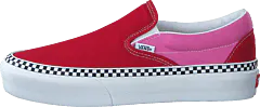 Vans - Ua Classic Slip-on Platform Chili Pepper/fuchsia Pink