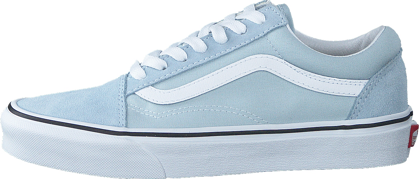 Ua Old Skool Baby Blue/true White, Unisex, Skor, Sneakers, Sneakers, Vit, EU 44,5