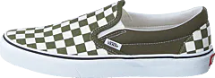 Vans - Ua Classic Slip-on (checkerboard) Grape Leaf/wht