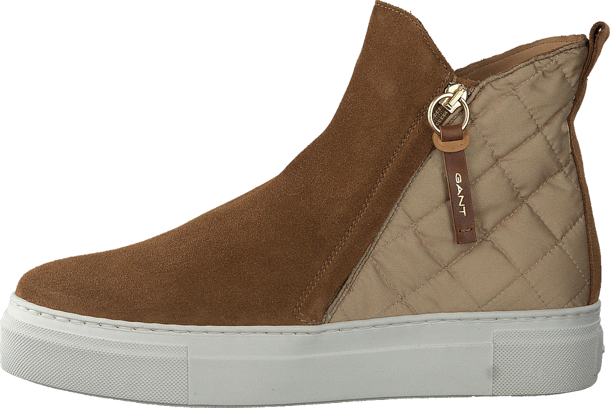 Vanna Mid Zip Boot Warm Khaki