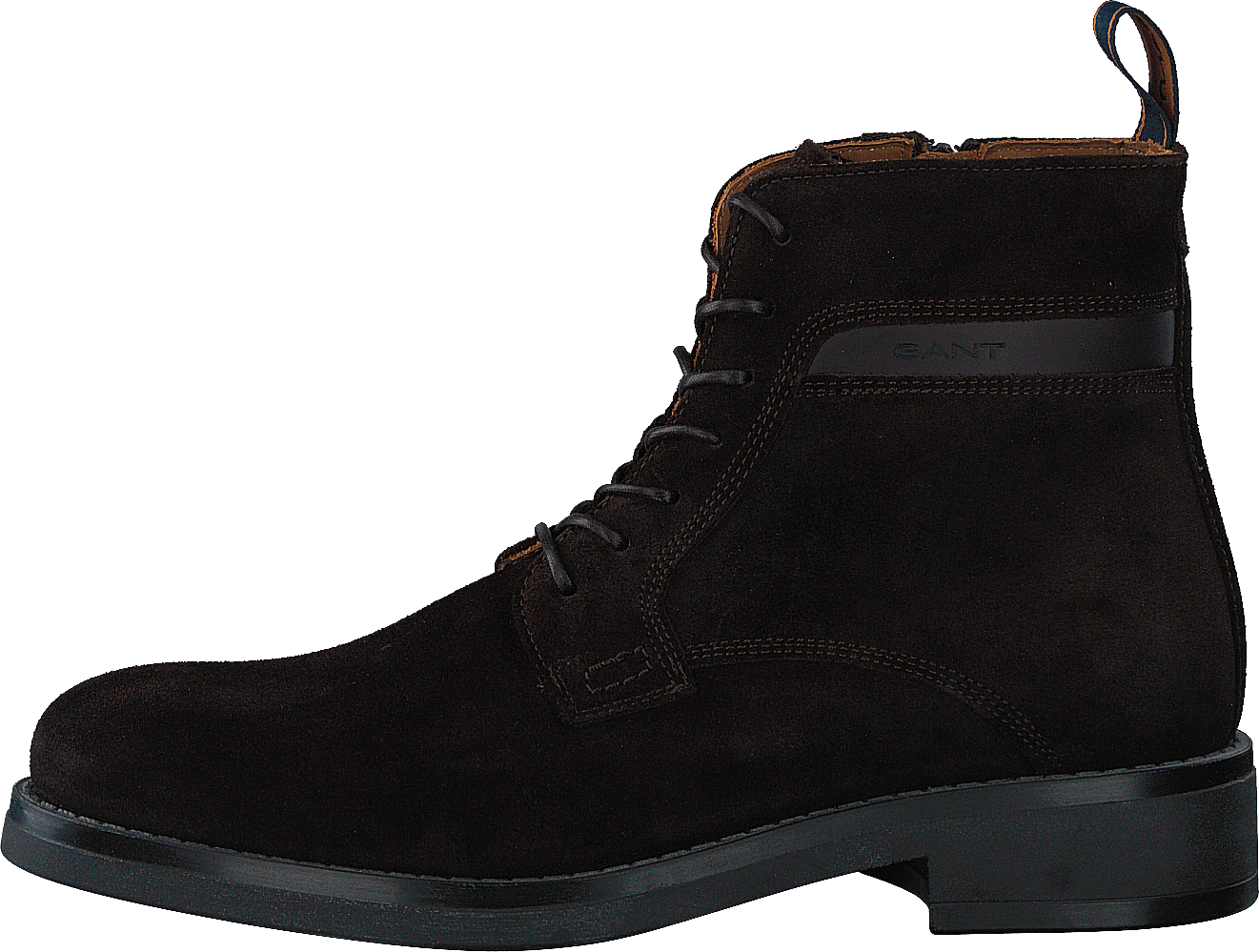 Brookly Mid Lace Boot Dark Brown